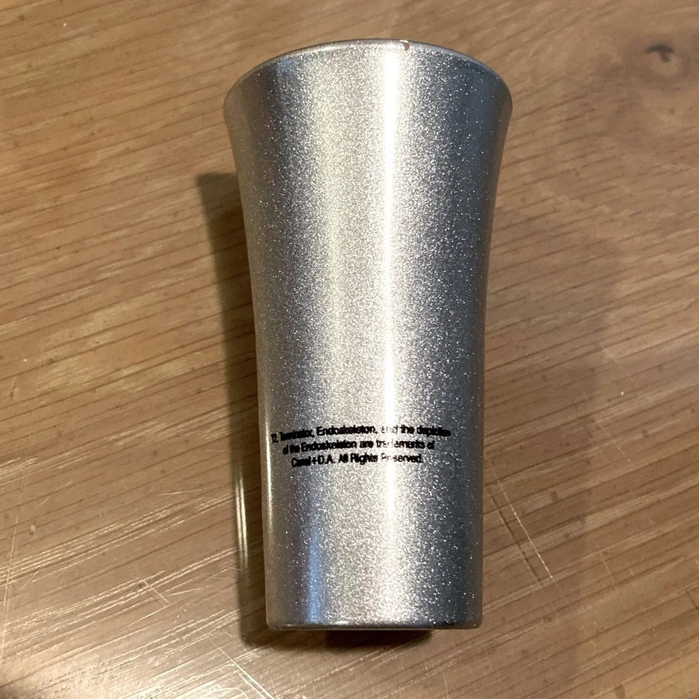 Vintage T2-3D TERMINATOR 2 Shot Glass, Universal Studios, 4 inches tall